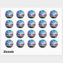 Search for celestial light stickers Aurora borealis