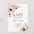 Search for burgundy and pink baby shower invitations Mother to be