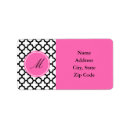 Search for quatrefoil pattern return address labels For her
