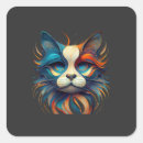 Search for red white blue cat stickers Feline