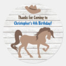 Search for cowboy on horse stickers For kids