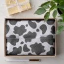 Search for cow print tissue paper Black and white