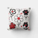 Search for bold floral cushions Black