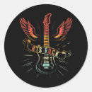 Search for retro guitar stickers Roll