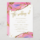 Search for gems wedding invitations Gold