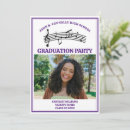 Search for music notes graduation invitations College