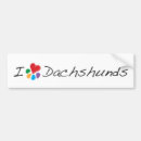 Search for dachshund bumper stickers Heart
