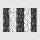 Search for musical note tissue paper Black