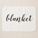 Search for cursive blankets Black