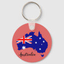 Search for australia map key rings Flag