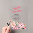 Search for luncheon bridal shower invitations Wildflowers