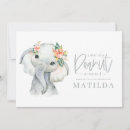 Search for purple elephant baby shower invitations Watercolor flowers