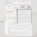 Search for binder inserts recipe cards Bridal shower