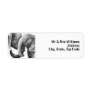 Search for african elephant return address labels Cute