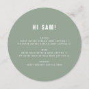 Search for guests name wedding menus Simple