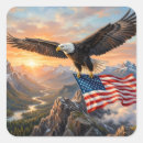 Search for bald eagle flying stickers Patriotic