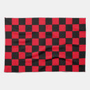 Search for red and black tea towels Squares