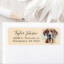 Search for great dane return address labels Cute