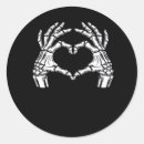 Search for skull sign stickers Heart hands