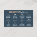 Search for aftercare business cards Lash extensions