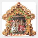 Search for candy house stickers Gingerbread