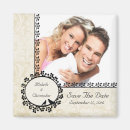 Search for love birds save the dates Black