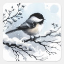 Search for chickadee art stickers Snow