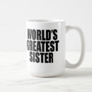 Search for worlds greatest sister mugs Funny