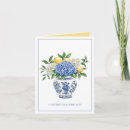 Search for chinoiserie note cards Blue and white