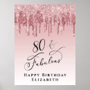 Search for gold 80th birthday party decor Script