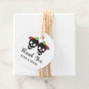 Search for halloween wedding favour tags Skulls