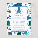 Search for octopus birthday invitations Ocean