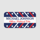Search for political name tags Campaign