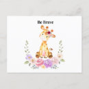 Search for giraffe baby shower postcards Safari animals