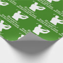 Search for golf ball wrapping paper Santa