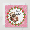 Search for animal christmas invitations Holly