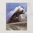 Search for art deco train postcards Locomotive