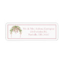 Search for pink ribbon return address labels Elegant