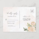 Search for peonies postcards Gold foil