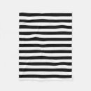 Search for black and white pattern blankets Stripes