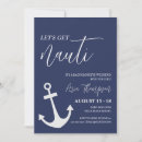 Search for summer hens party invitations Let's get nauti