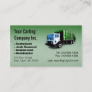 Search for garbage business cards Dumpster