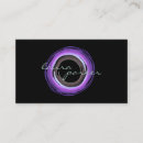 Search for circular business cards Purple