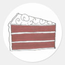 Search for red food stickers Cake