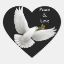 Search for peace love stickers Dove