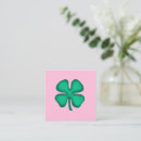 Search for irish business cards 4 leaf clover