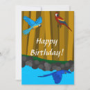Search for macaw birthday cards Exotic
