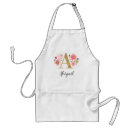 Search for monogram letter aprons Script