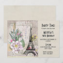 Search for party postage invitations Eiffel tower