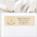 Search for antique gold return address labels Classic